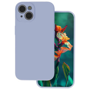 Silikoninis dėklas Apple iPhone 17 6,3" švelniai mėlynas