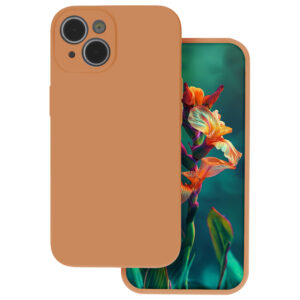 Silikoninis dėklas Apple iPhone 17 Pro Max 6,9" mandarinų spalvos