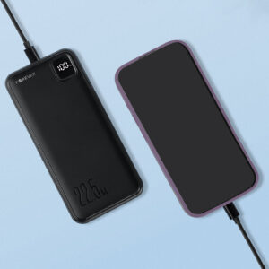 Forever išorinė baterija TB-300L PD QC 22,5W 20000 mAh juoda - Image 7