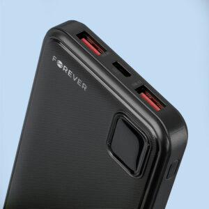 Forever išorinė baterija TB-300M PD QC 22,5W 10000 mAh juoda - Image 5