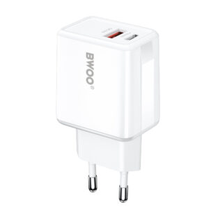 BWOO sieninis įkroviklis CDA182 QC 38W 1x USB-A + 1x USB-C su USB-C į Lightning laidu 1 m juodas - Image 2
