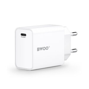 BWOO sieninis įkroviklis 20W CDA226 QC 1x USB-C juodas