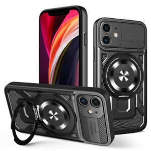 Defender Armor Mag dėklas, skirtas Apple iPhone 12 6,1" juodas