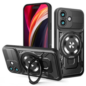 Defender Armor Mag dėklas, skirtas Xiaomi Redmi Note 15 Pro Plus 5G (EU), juodas