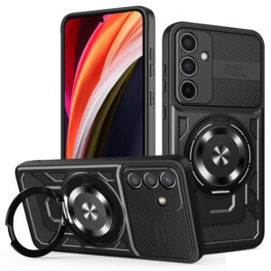 Defender Armor Mag dėklas Samsung Galaxy S26 Plus juodas
