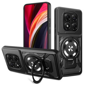 „Defender Armor Mag“ dėklas, skirtas „Xiaomi Redmi Note 14 Pro 5G“, juodas