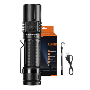 Superfire A20 flashlight, 1700 lm, 300 m, 5 modes - Image 3
