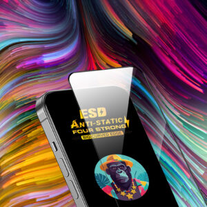 Universalus grūdintas stiklas 9D OneFit AI - 63 6,2" - Image 3