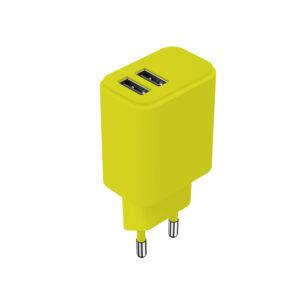 Setty įkroviklis 2x USB 2,4A LSIM-AA-1211 žalias - Image 1