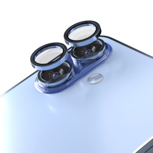 Etteri kameros objektyvo apsauga, skirta Apple iPhone 17, mėlyna