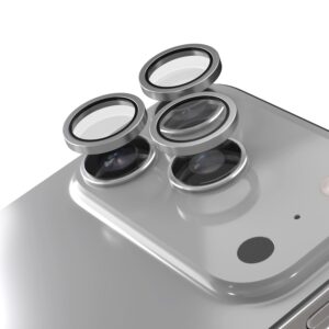 Etteri kameros objektyvo apsauga, skirta Apple iPhone 17 Pro / 17 Pro Max, pilka