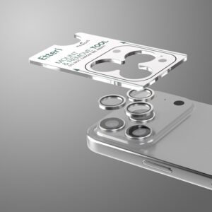 Etteri kameros objektyvo apsauga, skirta Apple iPhone 17 Pro / 17 Pro Max, pilka - Image 3