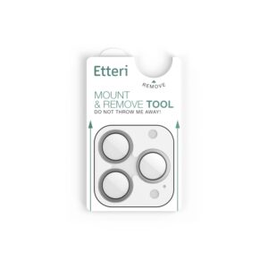 Etteri kameros objektyvo apsauga, skirta Apple iPhone 17 Pro / 17 Pro Max, pilka - Image 5