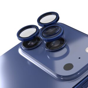Etteri kameros objektyvo apsauga, skirta Apple iPhone 17 Pro / 17 Pro Max, mėlyna