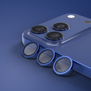 Etteri kameros objektyvo apsauga, skirta Apple iPhone 17 Pro / 17 Pro Max, mėlyna - Image 2