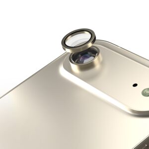 Etteri fotoaparato objektyvo apsauga, skirta Apple iPhone 17 Air, auksinė
