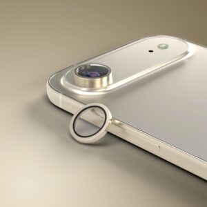Etteri fotoaparato objektyvo apsauga, skirta Apple iPhone 17 Air, auksinė - Image 2