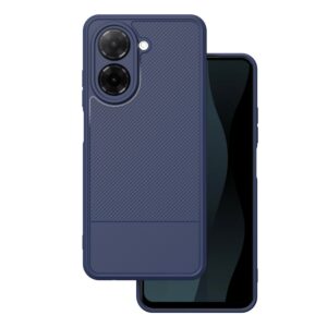 Paprastas anglies pluošto dėklas, skirtas Xiaomi Redmi A5 Global (173,45 x 79,35 x 8,45), mėlynas