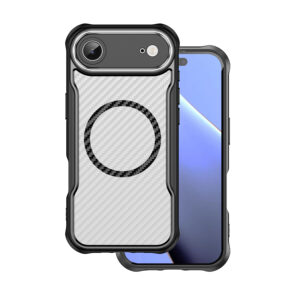 Defender Carbon Mag dėklas Apple iPhone 17 Air 6,6" juodas