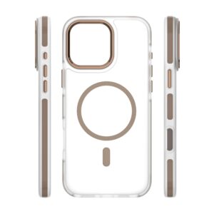 Etteri Icy Mag dėklas, skirtas Apple iPhone 16 Pro 6,3" auksinės spalvos - Image 4