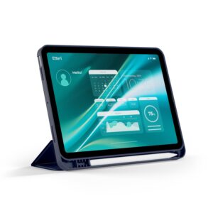 Etteri dėklas Apple iPad Pro 2024 11' tamsiai mėlynas - Image 6
