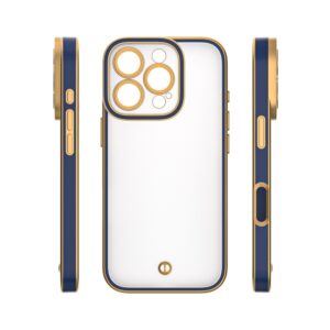 Silky Gold dėklas Apple iPhone 16 6,1" mėlynas - Image 4