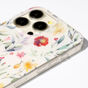 Glow Glam dėklas, skirtas Xiaomi Redmi 14C 4G/ 14C 5G / Redmi A4 / POCO C75 baltas - Image 3