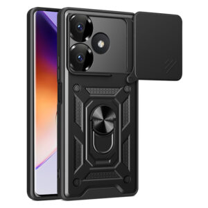 „Defender Slide“ dėklas, skirtas „Xiaomi Redmi 13 4G / 13 5G“, juodas