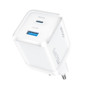 BWOO GaN sieninis įkroviklis CDA224 QC 70W 1 x USB 1 x USB-C, baltas - Image 3