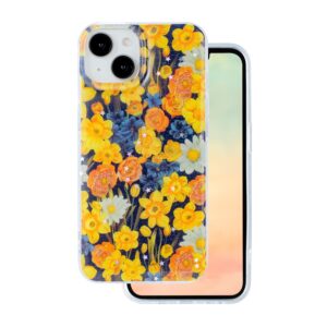 Glow Glam dėklas Apple iPhone 12 6,1" oranžinis