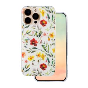 Glow Glam dėklas Apple iPhone 15 Pro 6,1" baltas