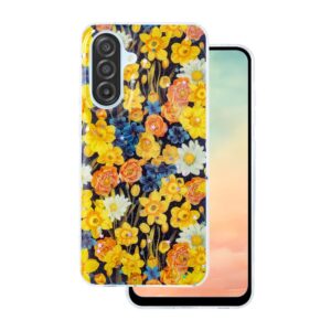 Glow Glam dėklas Samsung Galaxy A17 4G / A17 5G / A18 5G oranžinis