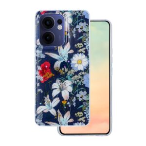 Glow Glam dėklas, skirtas Oppo Reno 13F 5G (Global) / 13FS 5G, mėlynas