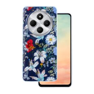 Glow Glam dėklas, skirtas Xiaomi Redmi Note 14 Pro 5G (Global) / Note 14 Pro Plus 5G (Global), mėlynas