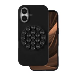 Silikoninis dėklas Apple iPhone 16 6,1" juodas