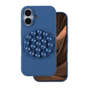 Silikoninis dėklas Apple iPhone 16 6,1" mėlynas
