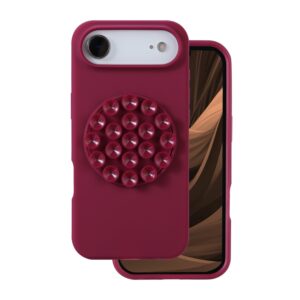 Silikoninis dėklas Apple iPhone 17 Air 6,6" bordo spalvos