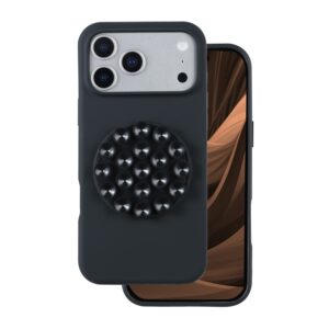 Silikoninis dėklas „Stick“ skirtas Apple iPhone 17 Pro Max 6,9" juodas
