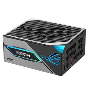 ASUS ROG -THOR-1000P3-GAMING-E maitinimo blokas 1000 W 20+4 pin ATX ATX Juoda - Image 1