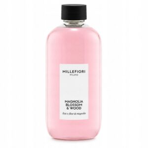 Lazdelių kvapų difuzoriaus papildymas 250 ml MAGNOLIA BLOSSOM & WOOD MILLEFIORI