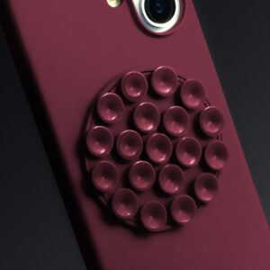 Silikoninis dėklas Apple iPhone 17 Air 6,6" bordo spalvos - Image 4