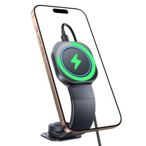 Baseus PrimeTrip C03Pro magnetinis belaidis automobilinis įkroviklis-laikiklis, klijuojamas, juodas - Image 2