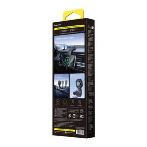 Baseus PrimeTrip C03Pro magnetinis belaidis automobilinis įkroviklis-laikiklis, klijuojamas, juodas - Image 7