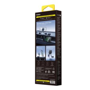 Baseus PrimeTrip C03sPro magnetinis belaidis automobilinis įkroviklis-laikiklis, klijuojamas, juodas - Image 7