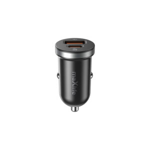 Maxlife MXCC-05 PD QC automobilinis įkroviklis 1x USB-C 1x USB 35W juodas