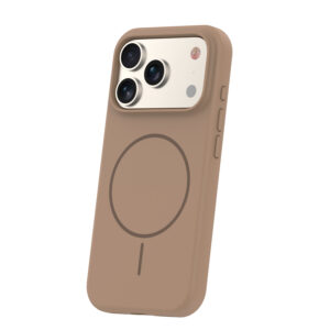 Plonas silikoninis Mag dėklas, skirtas Apple iPhone 17 Pro 6,3" / 18 Pro 6,3", rudas - Image 3