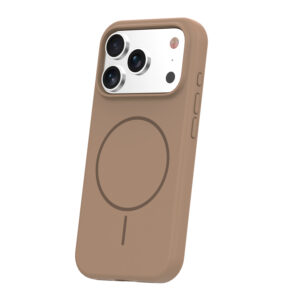 Plonas silikoninis Mag dėklas, skirtas Apple iPhone 17 Pro Max 6,9" / 18 Pro Max 6,9", rudas - Image 3