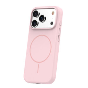 Plonas silikoninis Mag dėklas, skirtas Apple iPhone 17 Pro Max 6,9" / 18 Pro Max 6,9", šviesiai rožinis - Image 2