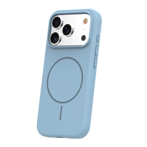 Plonas silikoninis Mag dėklas, skirtas Apple iPhone 17 Pro Max / 18 Pro Max 6,9" šviesiai mėlynas - Image 3