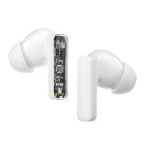 BWOO Bluetooth ausinės BW40 TWS ANC su LCD ekranu, baltos - Image 4